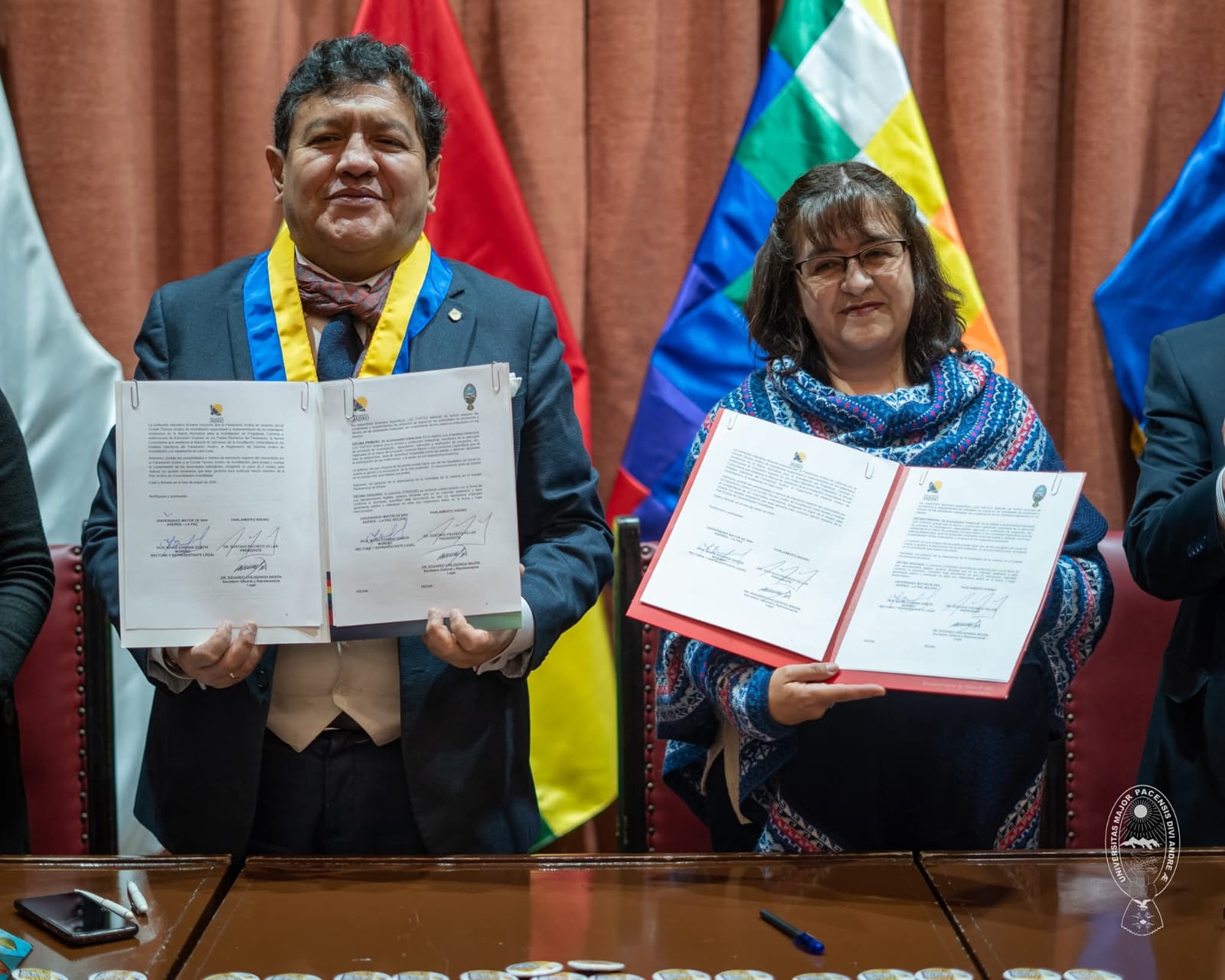 LA UMSA Y PARLAMENTO ANDINO SELLAN ALIANZA PARA IMPULSAR LA INTEGRACIÓN ACADÉMICA Y LIDERAZGO ESTUDIANTIL EN LA REGIÓN